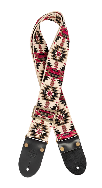 LM 2in Azteca Strap - Red Aztec Pattern