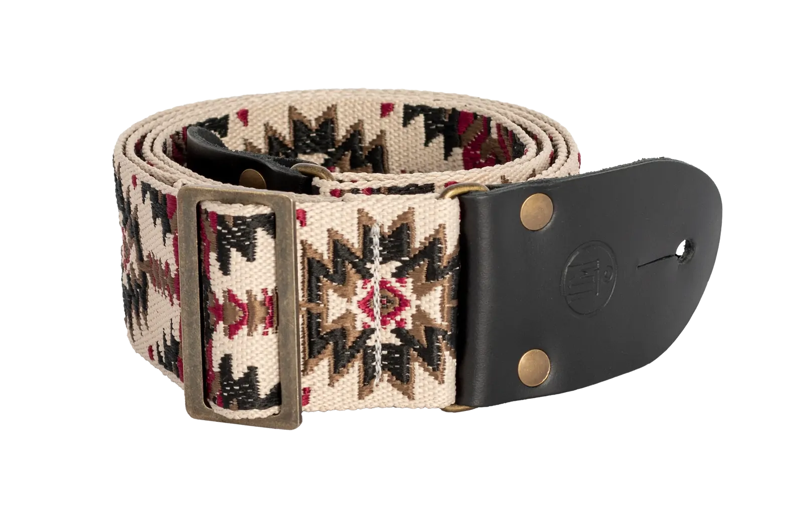 LM 2in Azteca Strap - Red Aztec Pattern — view 4