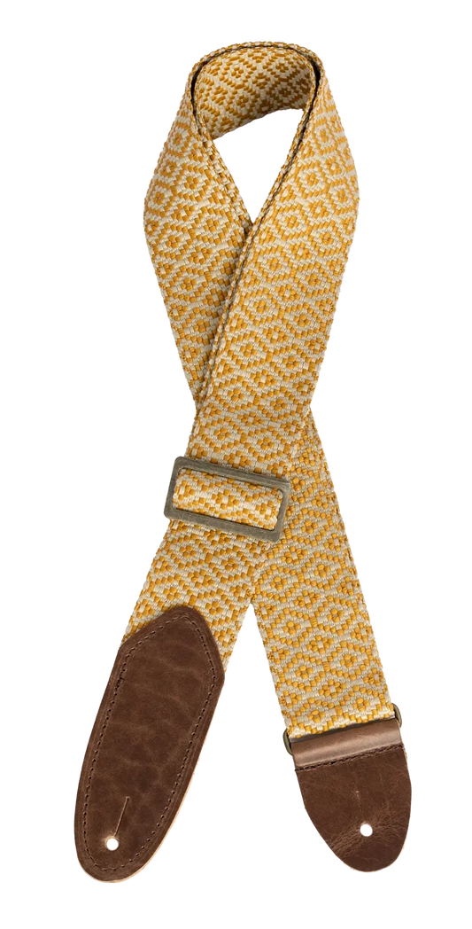 LM 2in Tapestry Strap with Gold Pattern