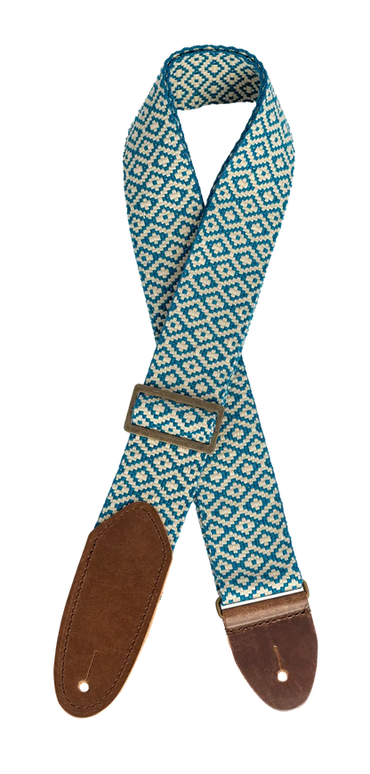 LM 2in Tapestry Strap - Blue Pattern