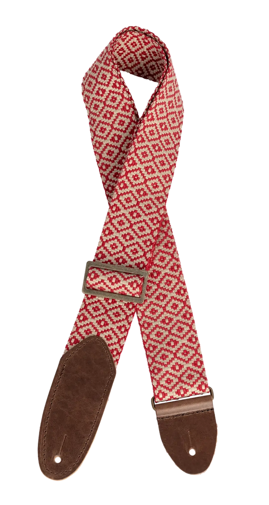 LM 2in Tapestry Strap - Red Pattern