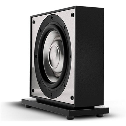 Aaros ACS10-UT Ultra-Thin Subwoofer White/Silver finish Leon Speakers