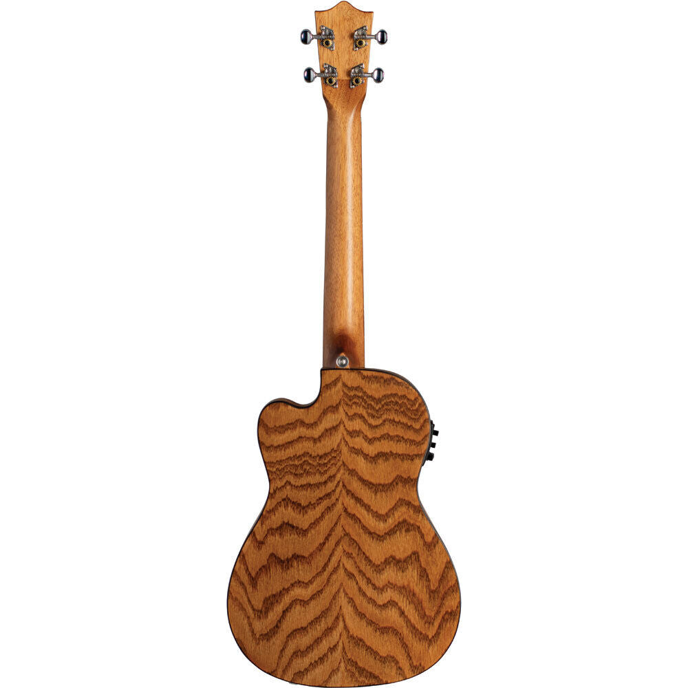 Lanikai Oak Series Baritone AC/EL Ukulele with Fishman Kula Preamp and Tuner, Natural Satin Finish, Includes Padded Gig Bag — view 2