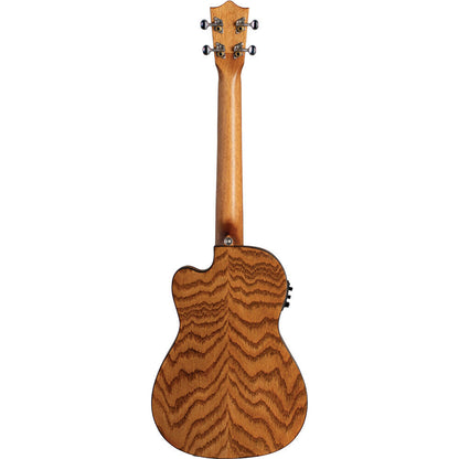 Lanikai Oak Series Baritone AC/EL Ukulele with Fishman Kula Preamp and Tuner, Natural Satin Finish, Includes Padded Gig Bag — view 2