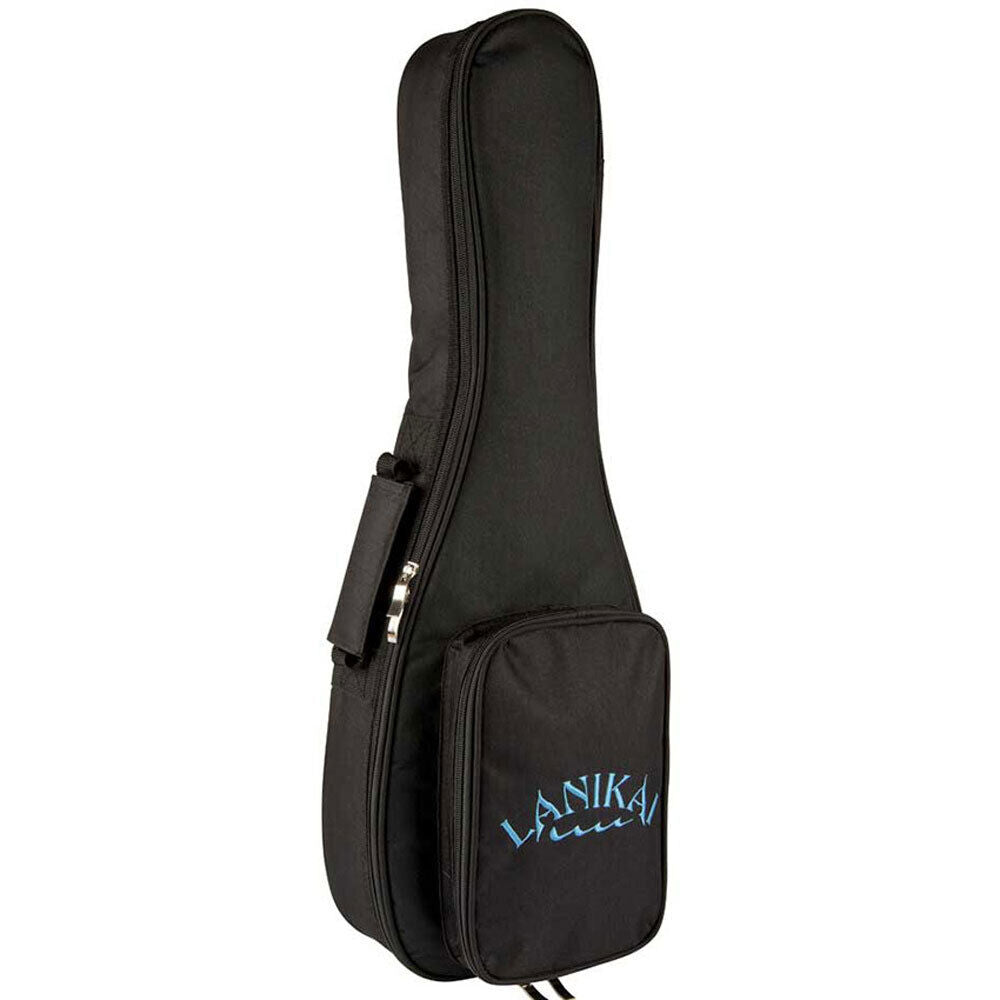Lanikai Oak Series Tenor Electric Ukulele with Fishman Kula Preamp and Padded Gig Bag — view 5