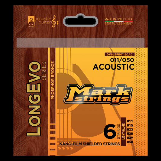 Markbass Longevo Phosphor Bronze Nano-Film Shielded 11/50 Acoustic Set