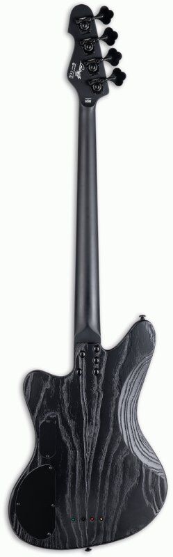 ESP LTD Orion-4 String Bass Black Sandblasted Finish with Nordstrand Pickups — view 2