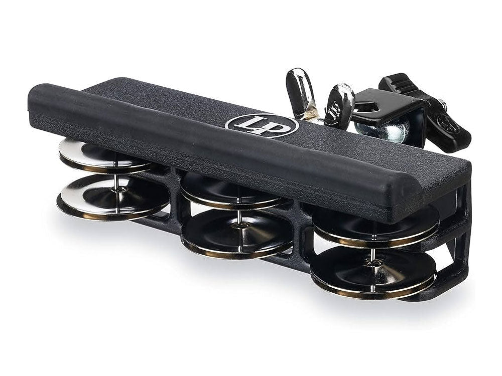 LP Jam Tamb with Nickel-Plated Steel Jingles and Rubber Striking Surface