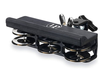 LP Jam Tamb with Nickel-Plated Steel Jingles and Rubber Striking Surface