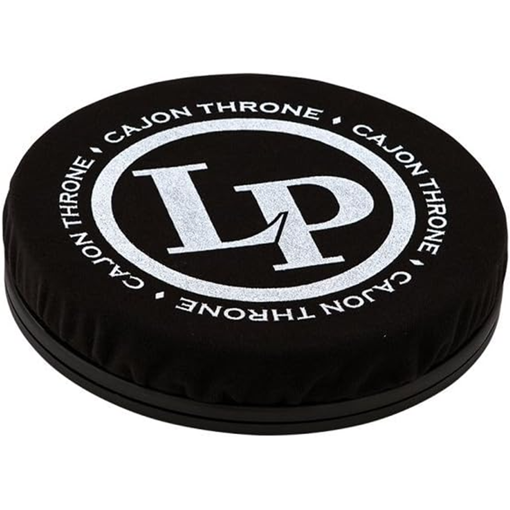 LP Cajon Throne 360 Swivel Seat with Padded Comfort and Non-Slip Base, Supports Up to 300 lbs, Fits Any Cajon