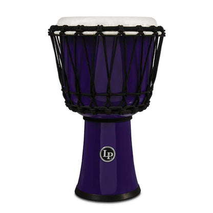 LP 7-Inch Circle Djembe, Blue, HD Shell Construction, Perfect-Pitch Head, Ever-Tune Rope, Lightweight, Durable, 16" High — view 6