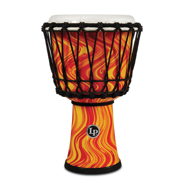 LP 7-Inch Circle Djembe, Blue, HD Shell Construction, Perfect-Pitch Head, Ever-Tune Rope, Lightweight, Durable, 16" High — view 5