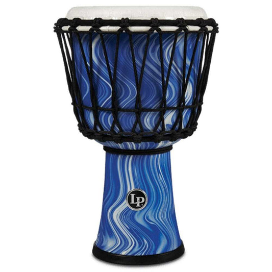 LP 7" Rope Djembe Blue Marble LP1607BM
