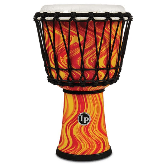 LP 7 Inch Circle Djembe Orange Marble