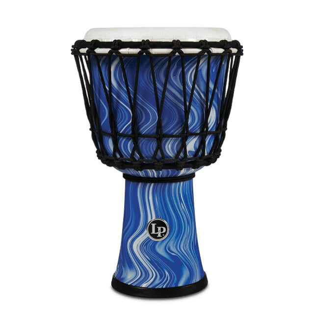 LP 7 Inch Circle Djembe - Yellow, HD Shell, Synthetic Perfect-Pitch Head, 16" High, Ever-Tune Rope, Durable for All Weather — view 2