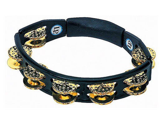 Latin Percussion LP174 Cyclops Hand Held Dimpled Brass Tambourine
