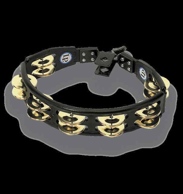 LP Cyclops Brass Black Mount Tambourine