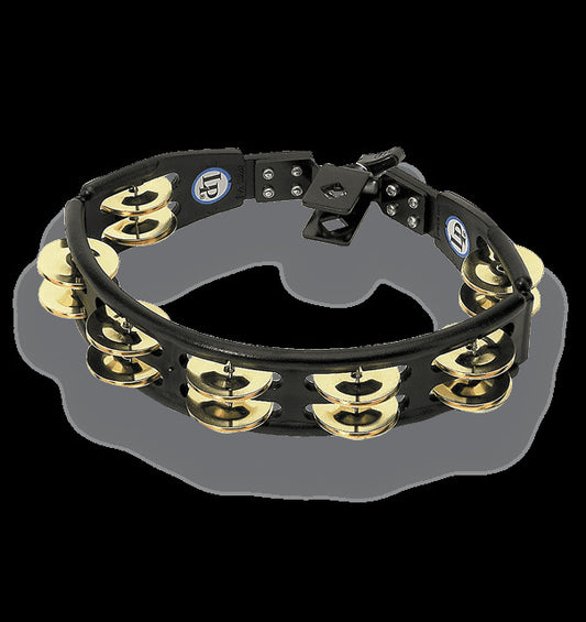 LP Cyclops Brass Black Mount Tambourine