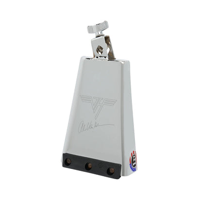 Latin Percussion Alex Van Halen Signature Cowbell with Mounting Eye-Bolt, 8-Inch, Chrome-Plated, Embossed with Signature and Logo — view 2