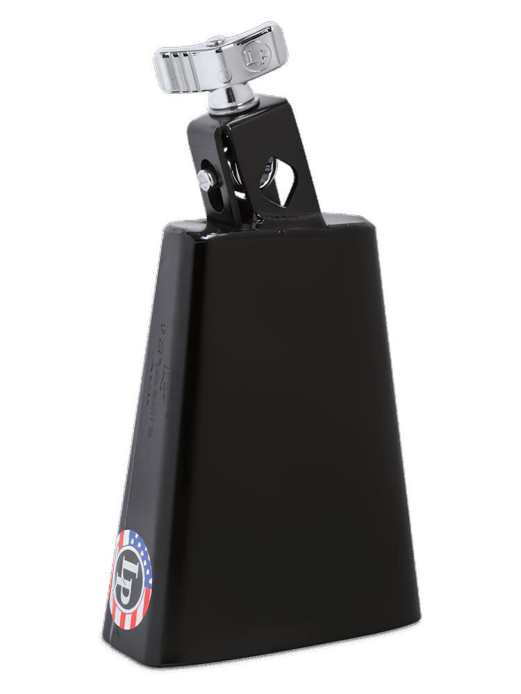 LP Black Beauty Senior Cowbell 5-1/2" Mountable with Self-Aligning Eye-Bolt, Moderately Dry Sound, Made in USA