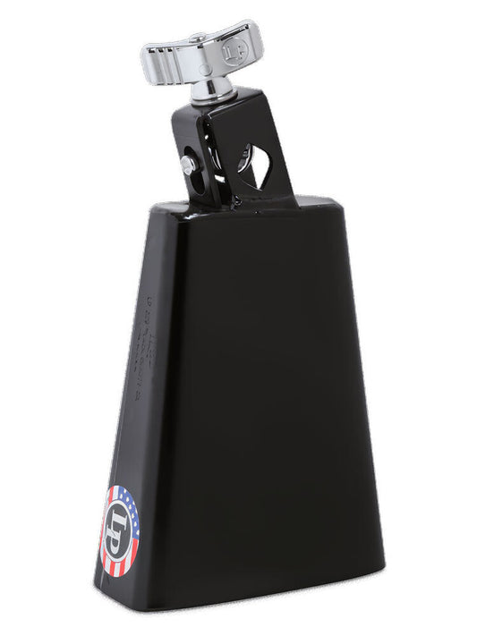 LP Black Beauty Senior Cowbell 5-1/2" Mountable with Self-Aligning Eye-Bolt, Moderately Dry Sound, Made in USA