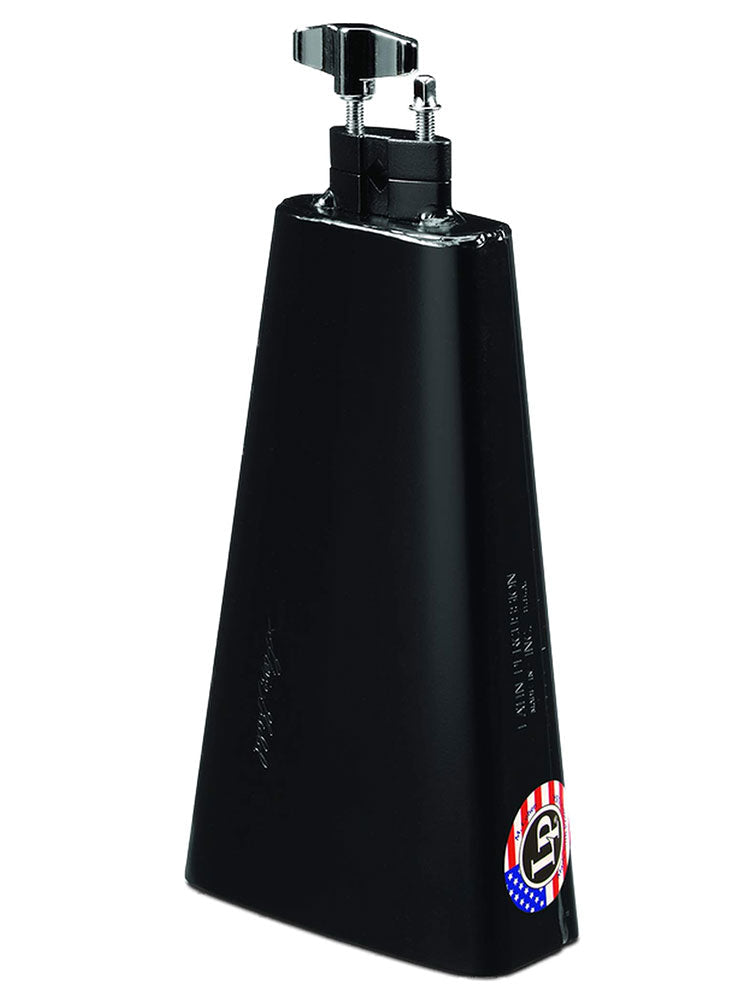 LP Steve Gadd 8.5 Inch Mambo Cowbell with Vise Mount Black Steel Percussion Instrument