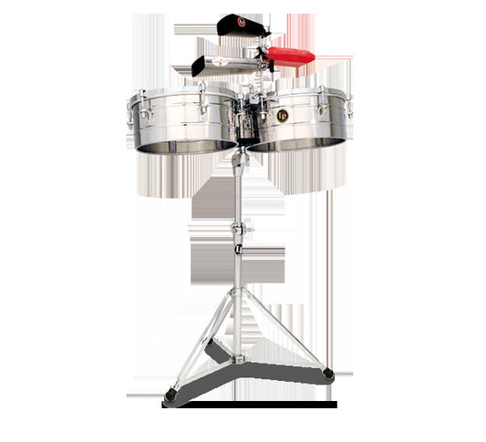 LP Tito Puentes 14" & 15"  Stainless Steel Timbales