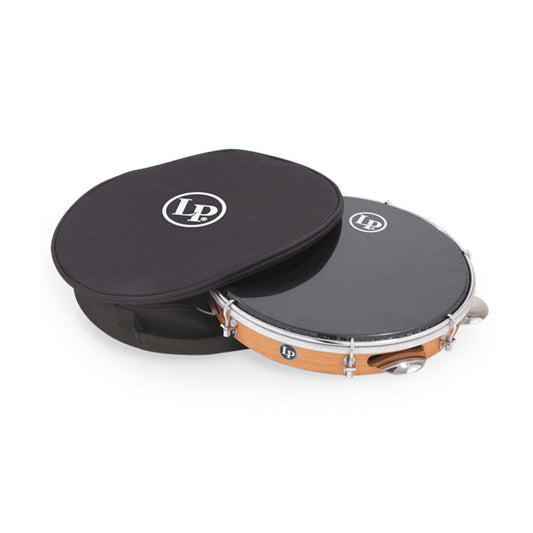 LP 10 Inch Wood Pandeiro with Synthetic Head and Carrying Bag