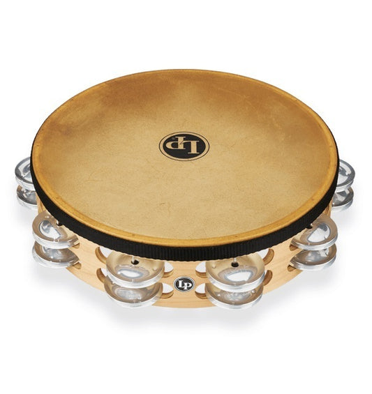 LP Pro 10" Double Row Headed Tambourine - Aluminium