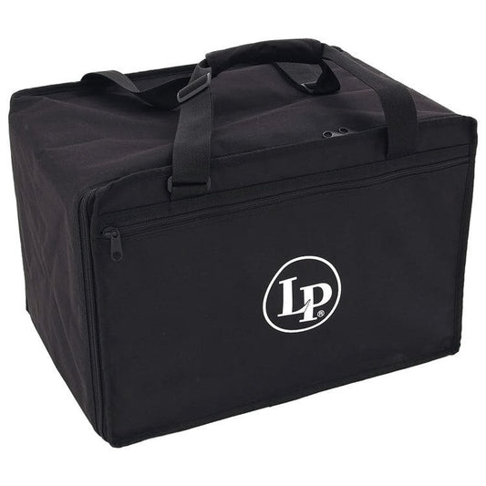 LP Economy Cajon Bag with Zippered Compartments and Carrying Straps, Durable Nylon, 19" x 12" x 12"