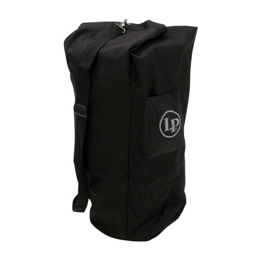 LP Padded Conga Bag Black - High-Strength Nylon, Adjustable Strap, Outer Pocket, 27.5"W x 38"H x 18"D, Fits Most Congas
