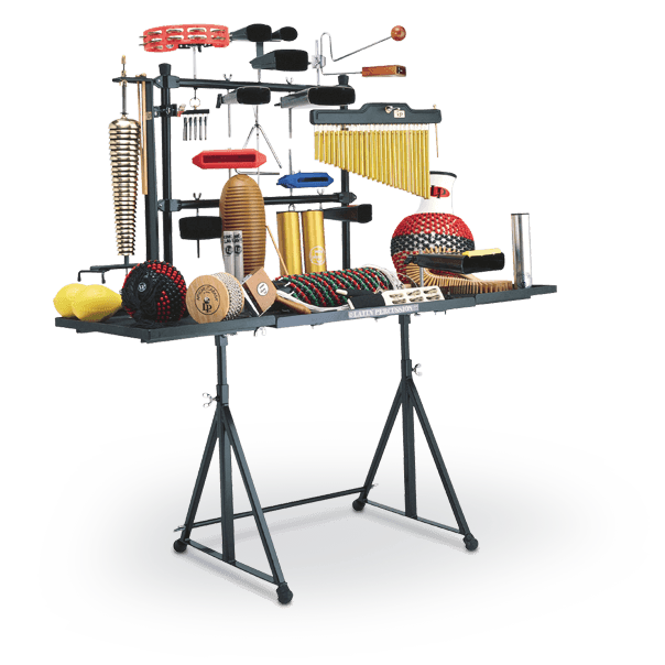 LP 26" x 20" Collapsible Percussion Table with Adjustable Height and Mounting Rods — view 3