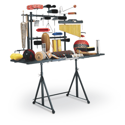 LP 26" x 20" Collapsible Percussion Table with Adjustable Height and Mounting Rods — view 3