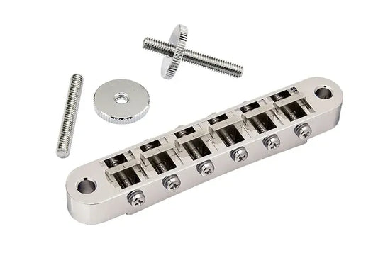 Gotoh LP8302 Chrome Bridge Assembly for Les Paul Style Guitars