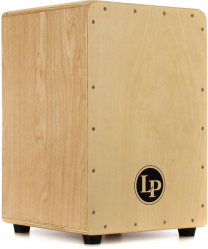 LP Aspire Cajon with DW Snare Wires, Maple Body, Para Wood Soundboard, Textured Seating Surface, Rounded Corners, H-19.5" W-11.75" D-12.25" — view 4