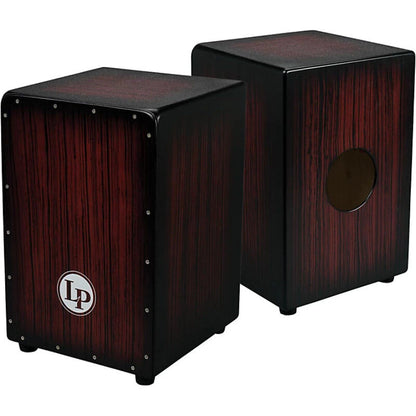 Latin Percussion Aspire Accent Cajon Dark Wood with DW Snare Wires and Textured Surface — view 5