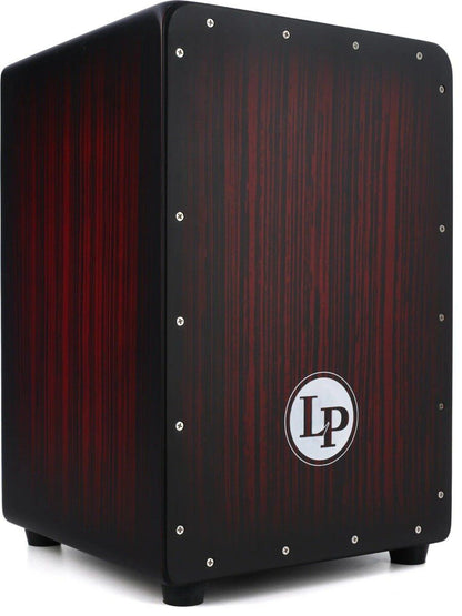 Latin Percussion Aspire Accent Cajon Dark Wood with DW Snare Wires and Textured Surface — view 2
