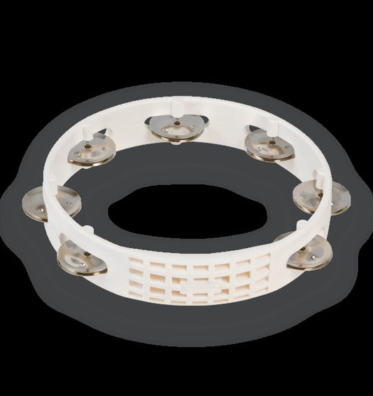 LP Aspire Plastic 8Inch White Tambourine