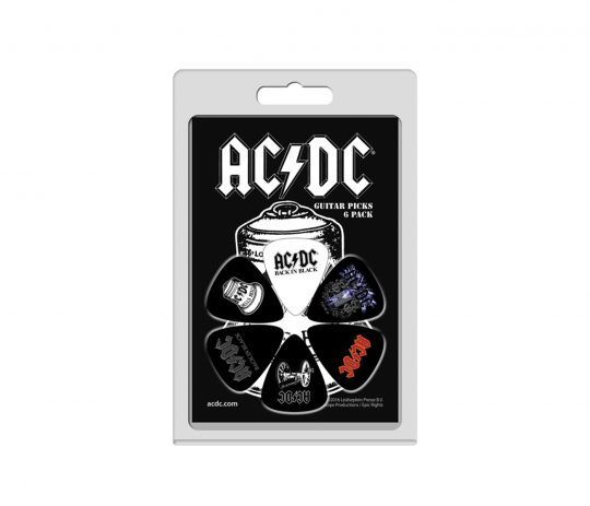 Perris ACDC 6 Pack Offical Licensed Picks