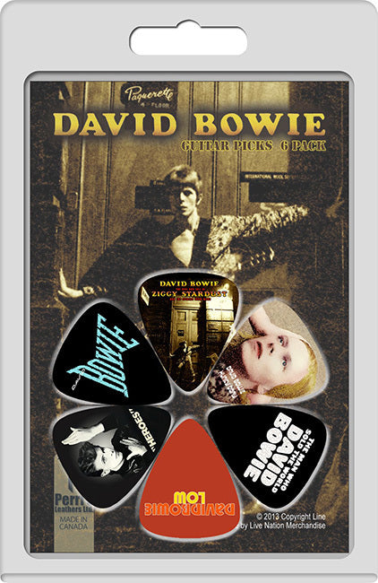 Perris David Bowie Variety 1 Licensed Guitar Picks 6-Pack