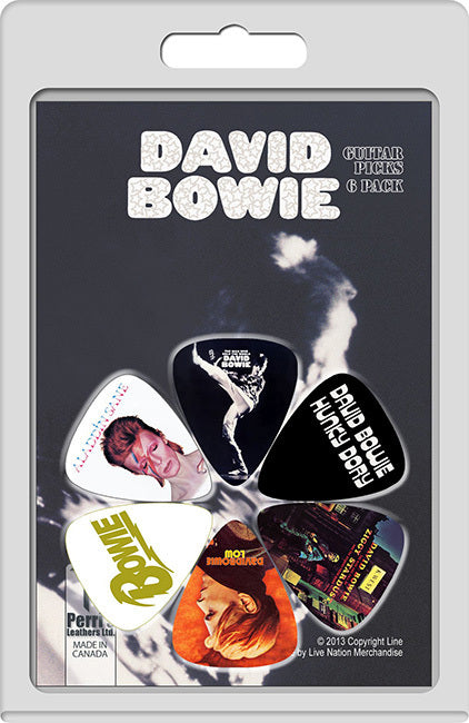 Perris David Bowie Variety 2 Licensed Guitar Picks 6-Pack
