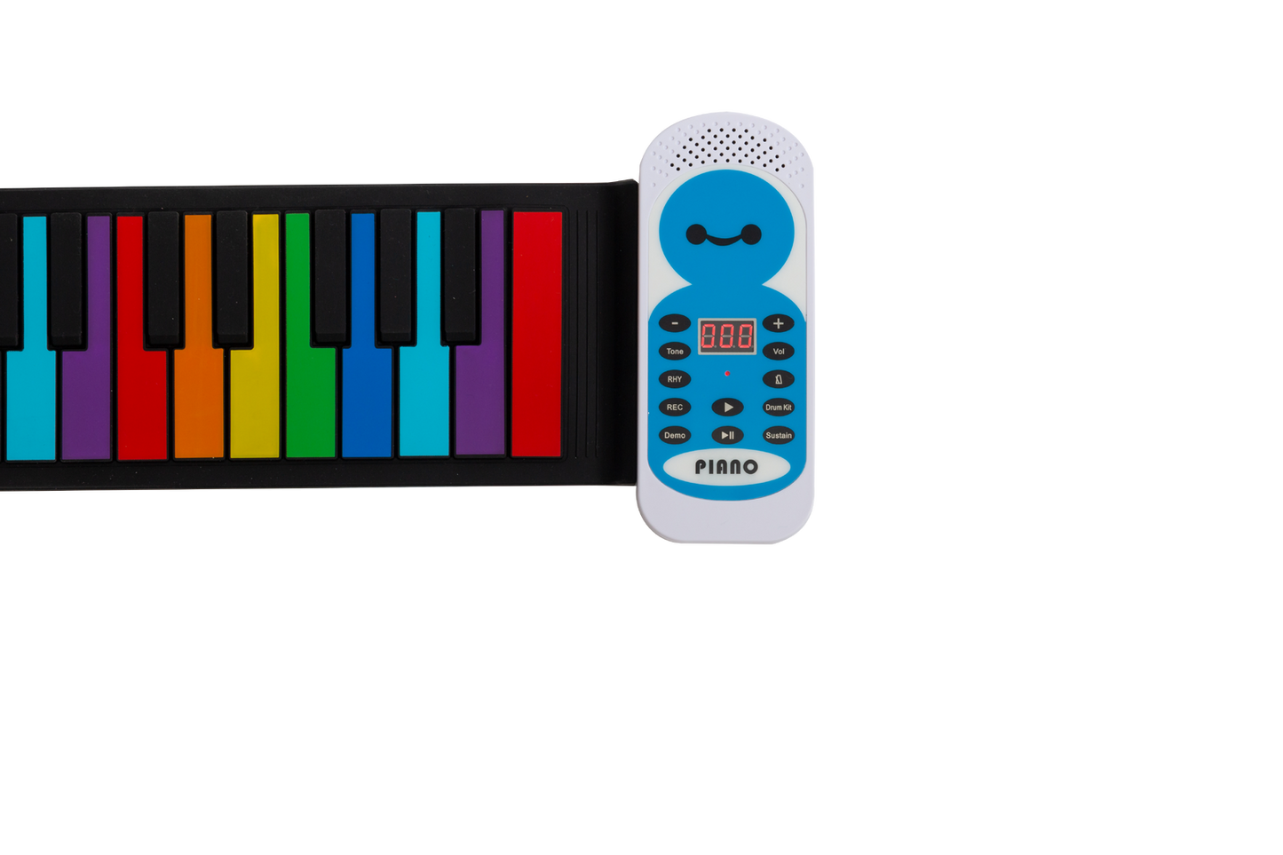 Lorden LPE-49C Portable Roll-Up Keyboard with 49 Keys, 128 Tones, Record Function, USB and Battery Powered — view 2