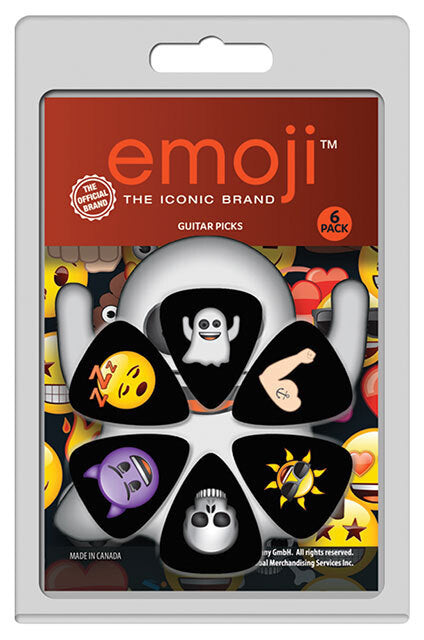 Perris 6-Pack "Emoji Variety-2" Licensed Guitar Picks Pack