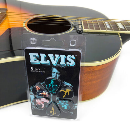 Perris Elvis Presley Licensed Guitar Picks Variety Pack - 6 Celluloid Picks — view 2