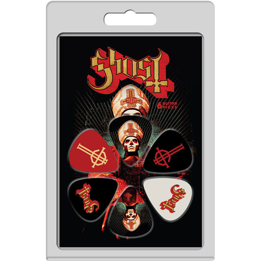 Perris "Ghost" Variety 1 Licensed Guitar Picks 6-Pack