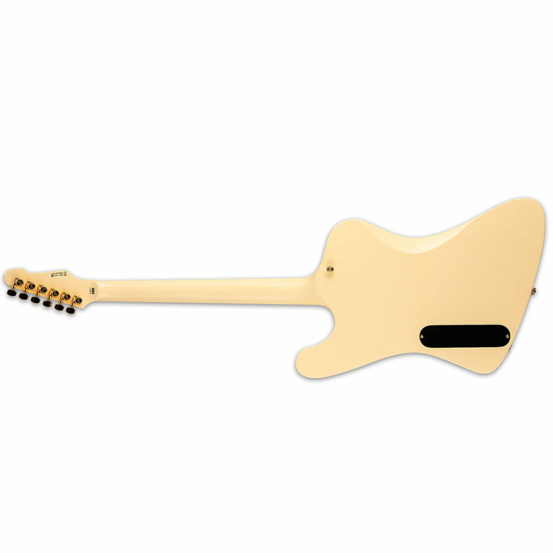 LTD Deluxe Phoenix-1000 Vintage White Guitar with Seymour Duncan Pickups and Mahogany Body — view 2