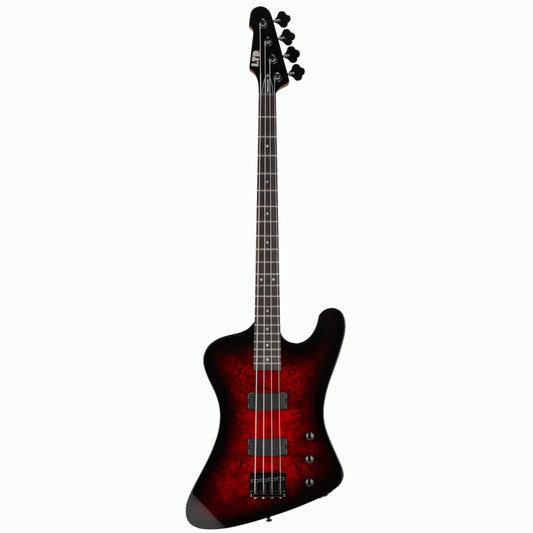 ESP LTD PHOENIX-204DX Bass Guitar Red Burst