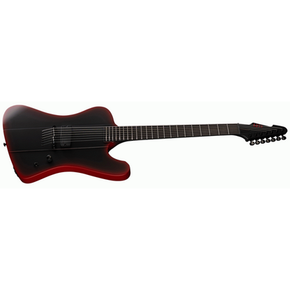 ESP LTD Phoenix 7 Black Metal Red Satin Electric Guitar, 27" Baritone Scale, Seven Strings, Extended Range for Modern Metal — view 2