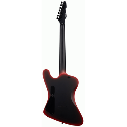 ESP LTD Phoenix 7 Black Metal Red Satin Electric Guitar, 27" Baritone Scale, Seven Strings, Extended Range for Modern Metal — view 3