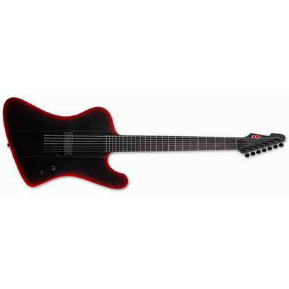 ESP LTD Phoenix 7 Black Metal Red Satin Electric Guitar, 27" Baritone Scale, Seven Strings, Extended Range for Modern Metal — view 4